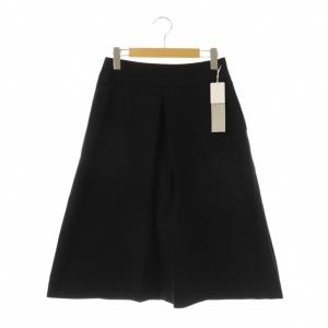 HIGH DENSE COTTON TWILL スカート ミディ丈 ひざ丈 2 ブラック /DF OS
