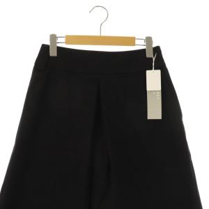 MARGARET HOWELL HIGH DENSE COTTON TWILL スカート ミディ丈 ひざ丈 2 ブラック /DF OS