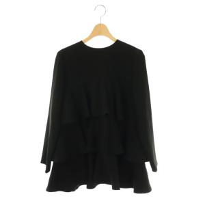 ティアードブラウス 38 ブラック