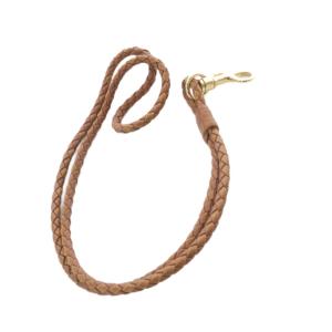 イントレチャート レザーネックストラップ 茶色 ブラウン /SR OH