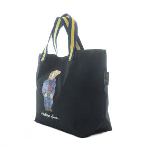 POLO RALPH LAUREN ポロベア トートバッグ 黒 ブラック 黄色 イエロー 青 ブルー ポケッタブル 折りたたみ 収納ポーチ付き