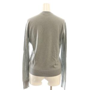BLAMINK サンプル品 カシミヤシルククルーネックニット セーター プルオーバー 38 グレー /CX OS