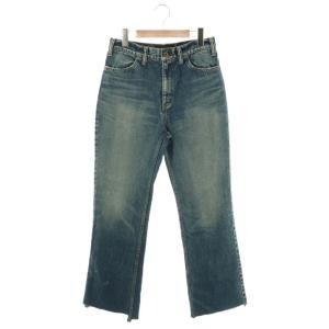25SS HEM CUT FLARE PT DENIM 01 ブルー