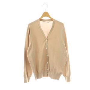 Knit Cardigan カーディガン ニット 長袖 ベージュ /HK OS