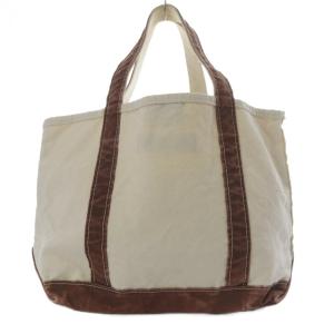 L.L.BEAN レミレリーフ ボート・アンド・トート バッグ ハンドバッグ キャンバス ブラウン /YO22
