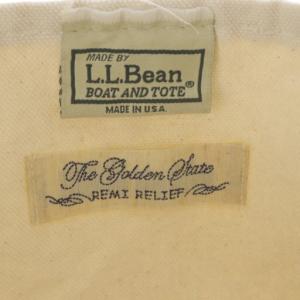 L.L.BEAN レミレリーフ ボート・アンド・トート バッグ ハンドバッグ キャンバス ブラック /YO20