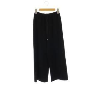 24AW Double Knit LT N Drawstring Plon パンツ ワイド XXS ブラック
