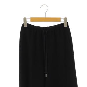 Theory 24AW Double Knit LT N Drawstring Plon パンツ ワイド XXS ブラック