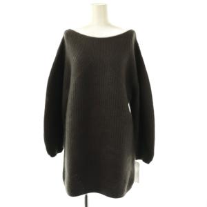 25AW ラクーンミニニットワンピース 長袖 F チャコールグレー /HK OS SH