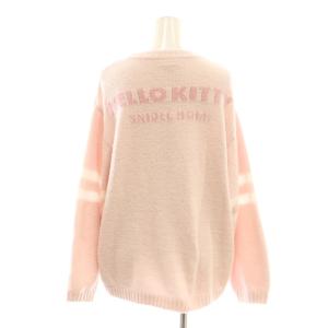SNIDEL ホーム HOME 25SS HELLO KITTY ニットプルオーバー トップス ルームウェア F ピンク