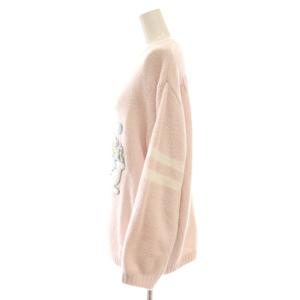 SNIDEL ホーム HOME 25SS HELLO KITTY ニットプルオーバー トップス ルームウェア F ピンク