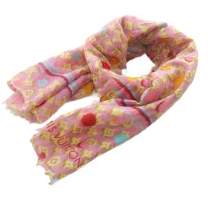 総柄 スカーフ ストール ピンク /SR OH