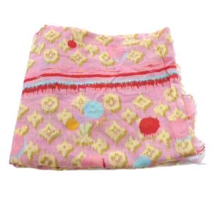 LOUIS VUITTON 総柄 スカーフ ストール ピンク /SR OH