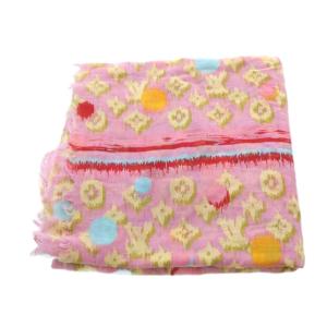 LOUIS VUITTON 総柄 スカーフ ストール ピンク /SR OH