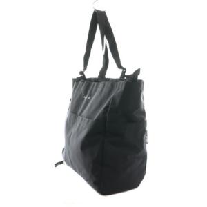 agnes b. マザーズバッグ リュックサック トート 2WAY ナイロン 黒 ブラック /SS OS