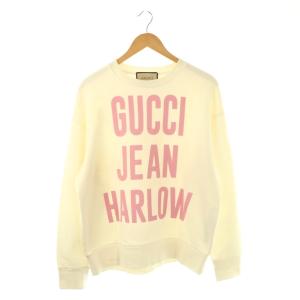 688219 コットン スウェット S オフホワイト ピンク