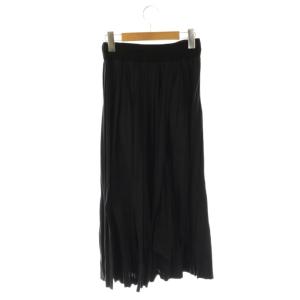 Y's プリーツイージースカート ロング 2 ブラック /HK OS