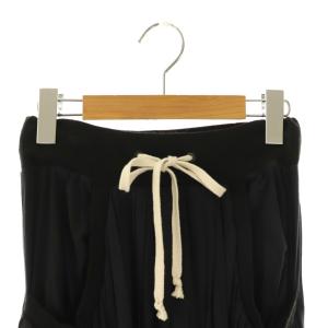 Y's プリーツイージースカート ロング 2 ブラック /HK OS