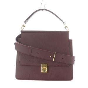 Numero Sept 2wayバッグ ワインレッド