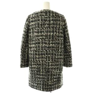 DOLCE&GABBANA ツイードコート 38 グレー ブラック ホワイト