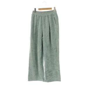 24AW コーデュロイワイドパンツ 36 ミントグリーン /DO OS