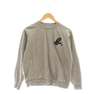 bロゴ コットン スウェット カットソー S グレー /DF OS SH