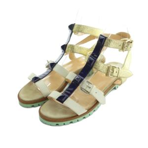 ロックンバックルサンダル スタッズ グラディエーター 38 25.0cm マルチカラー /MI OS