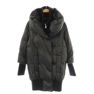 ダウンコート F ブラック /ES OS SH