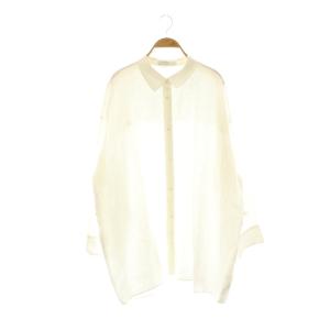 24SS 2WAYシルエットリネンシャツ F オフホワイト /DO OS