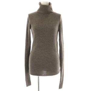 リブタートルネックニット セーター プルオーバー モカブラウン ブラウン /CX OS