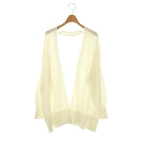 25SS shake code ショートニットカーディガン ニット 長袖 ホワイト /HK OS