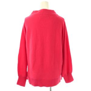 自由区 カシミヤニット セーター プルオーバー ボトルネック 38 ピンク /CX OS