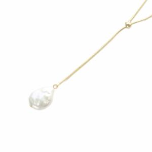 24AW バロックパール ラリエット ネックレス ゴールド色 /SR