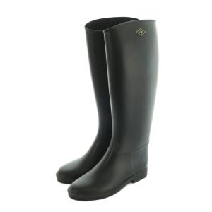 レインブーツ ロングブーツ S 22.0-22.5cm 黒 ブラック /MI OS