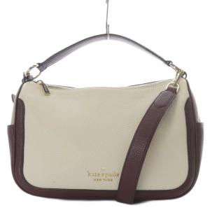 ハンドバッグ ワンハンドル ショルダーバッグ 2way 斜め掛け レザー ホワイト ボルドー /YO5