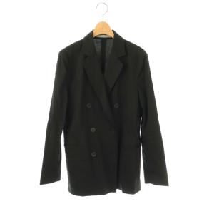 ECO CRUNCH WASH BANSIES ダブルジャケット テーラードジャケット 38 ブラック