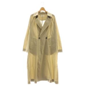 TCライトトレンチロングコート スプリングコート コットン 38 カーキベージュ /NR OS