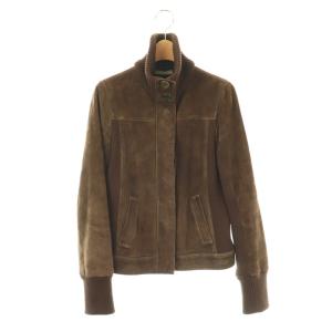 レザージャケット 総裏地 38 ブラウン /DO OS