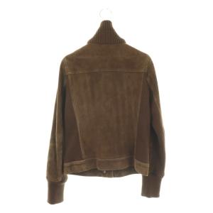 theory luxe レザージャケット 総裏地 38 ブラウン /DO OS