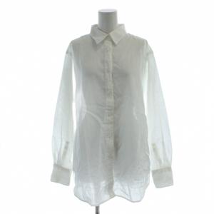 24SS  Li/C レギュラーシャツ 麻 リネン 白 ホワイト /AB OS