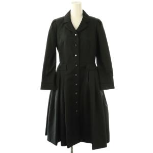 TISSUE ワンピース シルク 34 ブラック