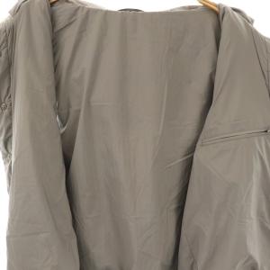 HERNO Resort ドルゲージウールフィッシャーマンズリブフーディーニットベスト 46 グレー