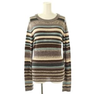 24AW MOLE MIX BORDER KNIT TOPS ニット プルオーバー ボーダー 2 マルチカラー