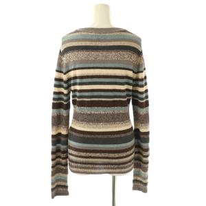 CLANE 24AW MOLE MIX BORDER KNIT TOPS ニット プルオーバー ボーダー 2 マルチカラー