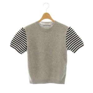 24AW BORDER SLEEVE SWEATER