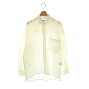 コットン 長袖シャツ S ホワイト /HK OS