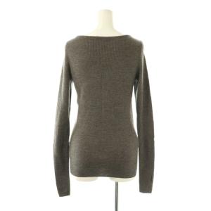 L'Appartement RIB KNIT ニット セーター 長袖 グレー /HK OS