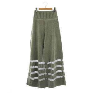 A-POC INSIDE ワイドパンツ ニット 2 グレー IM93KF515 /HK OS