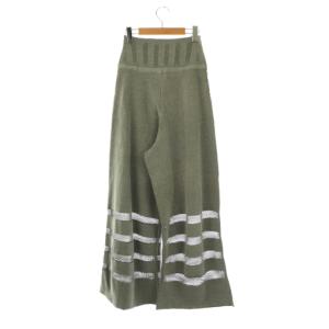 ISSEY MIYAKE A-POC INSIDE ワイドパンツ ニット 2 グレー IM93KF515 /HK OS