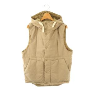 中綿ベスト フードベスト S ベージュ /DF OS